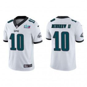 Gardner Minshew II Men's Philadelphia Eagles Super Bowl LVII White Vapor Limited Jersey