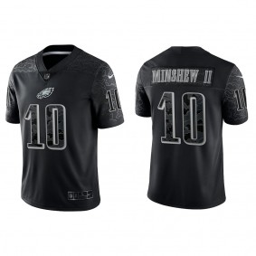 Gardner Minshew II Philadelphia Eagles Black Reflective Limited Jersey