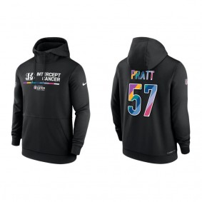 Germaine Pratt Cincinnati Bengals 2022 Crucial Catch Therma Performance Pullover Hoodie