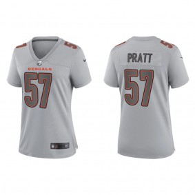 Germaine Pratt Women's Cincinnati Bengals Gray Atmosphere Fashion Game Jersey