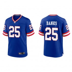 Men's New York Giants Deonte Banks Royal 2023 NFL Draft Classic Game Jersey