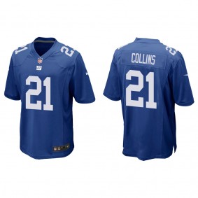 Men's New York Giants Landon Collins Royal Game Jersey