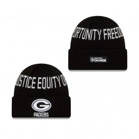 Green Bay Packers Social Justice Cuff Knit Hat