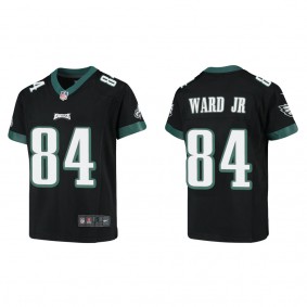 Youth Greg Ward Jr. Philadelphia Eagles Black Game Jersey