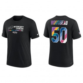 Gregory Rousseau Buffalo Bills Black 2022 NFL Crucial Catch Performance T-Shirt