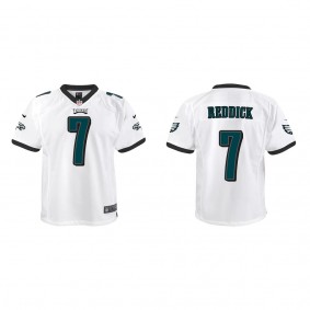 Youth Haason Reddick Philadelphia Eagles White Game Jersey