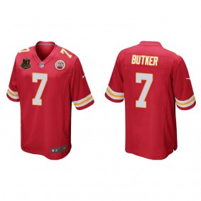 Men's Kansas City Chiefs Harrison Butker Red 50th Anniversary Of Operation Linebacker Jersey