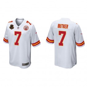 Men's Kansas City Chiefs Harrison Butker White 50th Anniversary Of Operation Linebacker Jersey