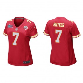 Harrison Butker Women's Kansas City Chiefs Super Bowl LVII Red Game Jersey