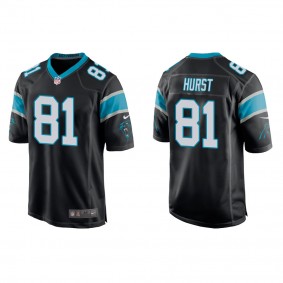 Men's Hayden Hurst Carolina Panthers Black Game Jersey