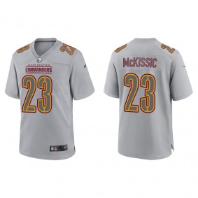 J.D. McKissic Washington Commanders Gray Atmosphere Fashion Game Jersey