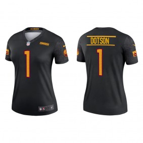 Jahan Dotson Women's Washington Commanders Black Legend Jersey