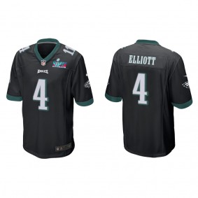 Jake Elliott Men's Philadelphia Eagles Super Bowl LVII Black Game Jersey