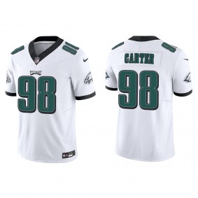 Jalen Carter Philadelphia Eagles White Vapor F.U.S.E. Limited Jersey