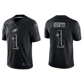 Jalen Hurts Philadelphia Eagles Black Reflective Limited Jersey