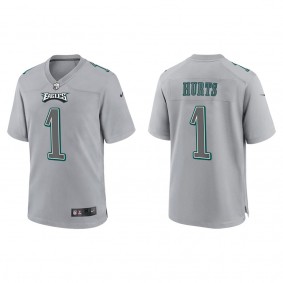 Jalen Hurts Philadelphia Eagles Gray Atmosphere Fashion Game Jersey