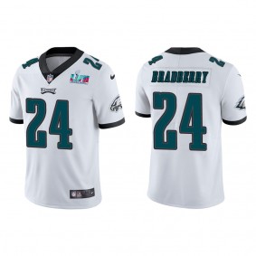 James Bradberry Men's Philadelphia Eagles Super Bowl LVII White Vapor Limited Jersey