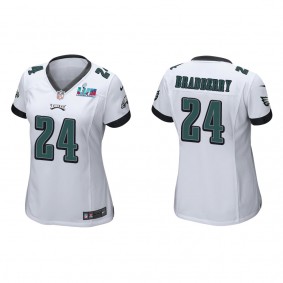 James Bradberry Women's Philadelphia Eagles Super Bowl LVII White Game Jersey