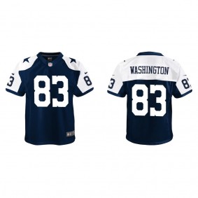 Youth James Washington Dallas Cowboys Navy Alternate Game Jersey