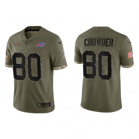 Jamison Crowder Buffalo Bills Olive 2022 Salute To Service Limited Jersey