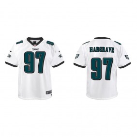 Youth Javon Hargrave Philadelphia Eagles White Game Jersey