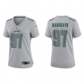 Javon Hargrave Women's Philadelphia Eagles Gray Atmosphere Fashion Game Jersey