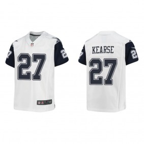 Youth Jayron Kearse Dallas Cowboys White Alternate Game Jersey