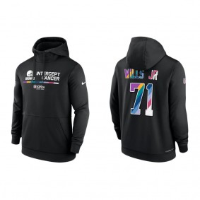 Jedrick Wills Cleveland Browns 2022 Crucial Catch Therma Performance Pullover Hoodie