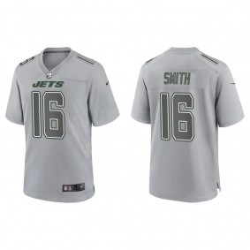 Jeff Smith Men's New York Jets Gray Atmosphere Fashion Game Jersey