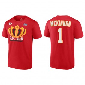 Jerick McKinnon Kansas City Chiefs Red Super Bowl LVII Champions Last Standing T-Shirt