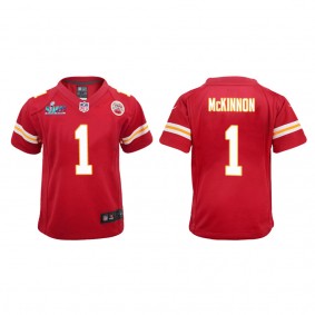 Jerick McKinnon Youth Kansas City Chiefs Super Bowl LVII Red Game Jersey