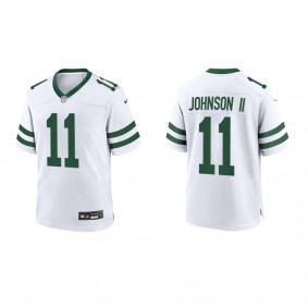 Jermaine Johnson II Youth New York Jets White Legacy Game Jersey