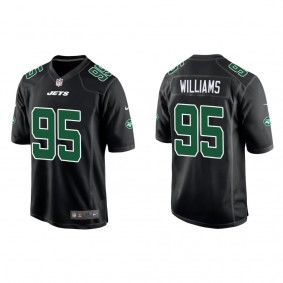 Jersey New York Jets Quinnen Williams Men's Fashion Game Black