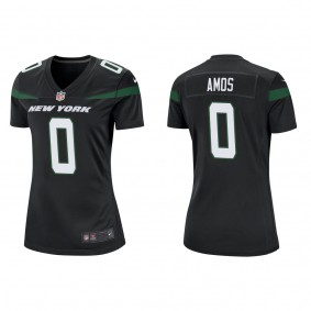 Women's New York Jets Adrian Amos Black Game Jersey