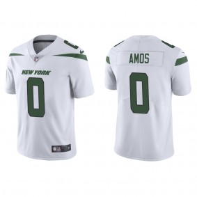 Men's New York Jets Adrian Amos White Vapor Limited Jersey