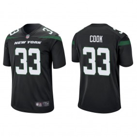 Men's New York Jets Dalvin Cook Black Game Jersey