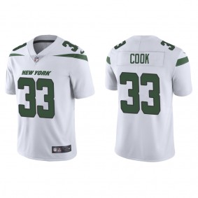 Men's New York Jets Dalvin Cook White Vapor Limited Jersey