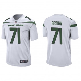 Men's New York Jets Duane Brown White Game Jersey