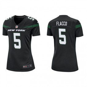 Women's Joe Flacco New York Jets Black Game Jersey