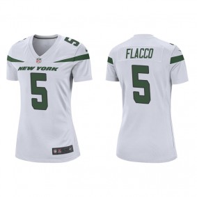 Women's Joe Flacco New York Jets White Game Jersey