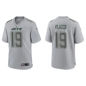 Joe Flacco Men's New York Jets Gray Atmosphere Fashion Game Jersey