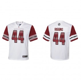 Youth John Riggins Washington Commanders White Game Jersey