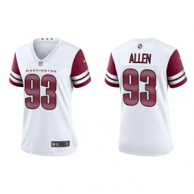 Jonathan Allen Women's Washington Commanders White Game Jersey