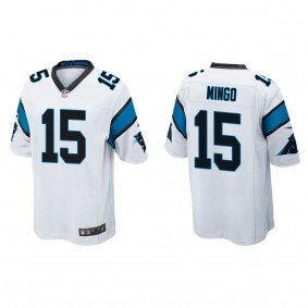 Men's Carolina Panthers Jonathan Mingo White 2023 NFL Draft Game Jersey