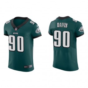 Jordan Davis Men's Philadelphia Eagles Nike Midnight Green Vapor Elite Jersey