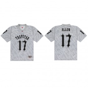 Josh Allen Trapstar Gray Football Jersey