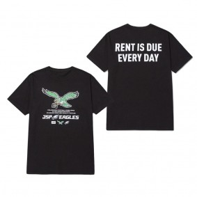 Men's JSP Standard Issue x Philadelphia Eagles Black Generational T-Shirt