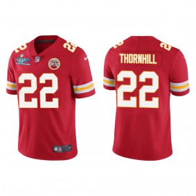 Juan Thornhill Men's Kansas City Chiefs Super Bowl LVII Red Vapor Limited Jersey