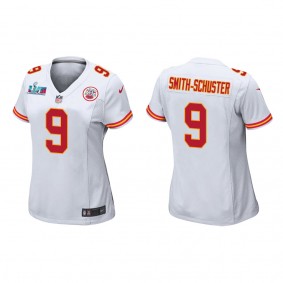 JuJu Smith-Schuster Women's Kansas City Chiefs Super Bowl LVII White Game Jersey