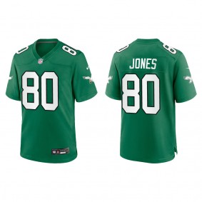 Men's Julio Jones Eagles Kelly Green Alternate Game Jersey